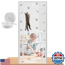 Morikey Reinforced Cat Screen Door, Fits Door Size 32" x 80", Pets Proof Scre