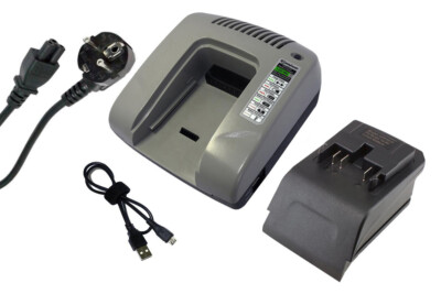 PowerSmart 14,40V Ladegerät für Ryobi BC-1400L BID-1440 B-1425L, Grau