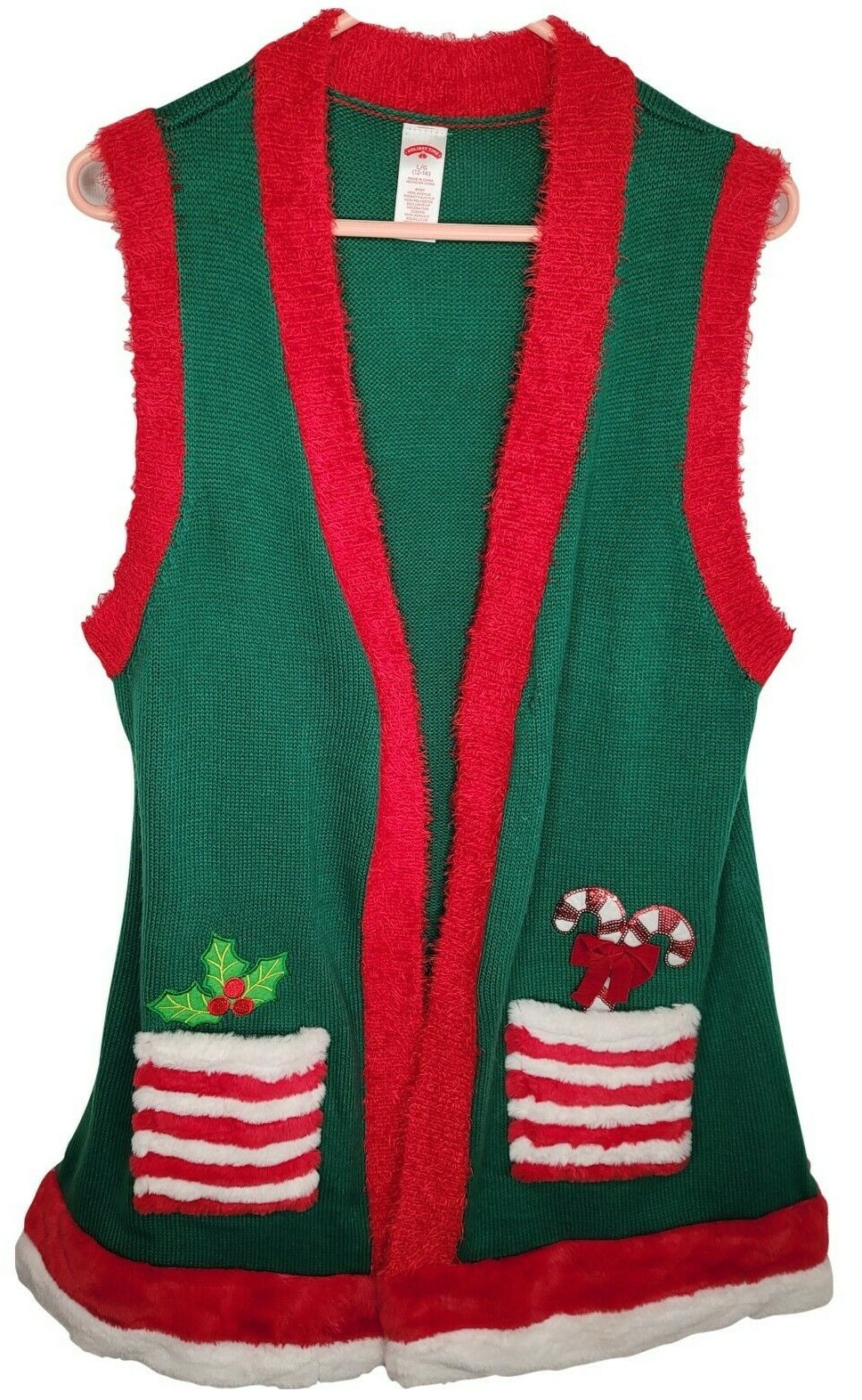 Holiday Time Womens Large 12/14 Candy 