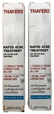 2 Pack Thayers Rapid Acne Treatment with 10% Sulfur Acne Prone Skin exp 11/26
