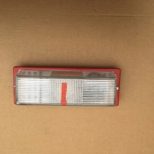 Vintage ELEKTROSVIT Industrial Wall Ceiling Lamp Glass Garage Emergency 70s