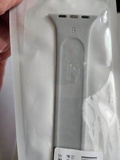 Light Gray Sport Loop Silicone Watch Band For Apple Watch 38mm/40mm/41mm LARGE