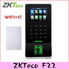 ZKTeco F22 WIFI+IC TCP/IP Biometric Fingerprint Time Attendance Access Control