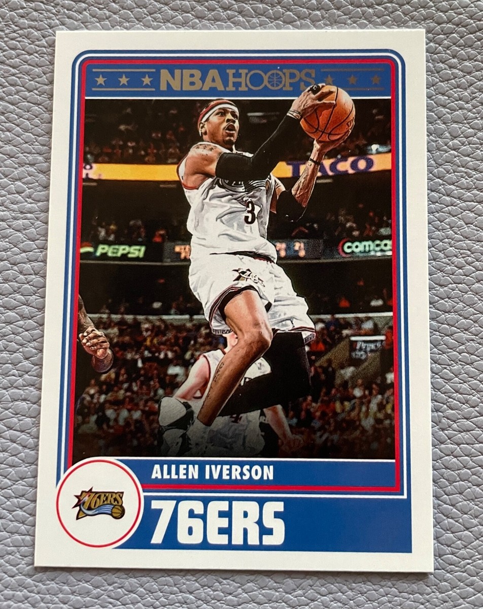 2023-24 Panini NBA Hoops Allen Iverson #296 Philadelphia 76ers