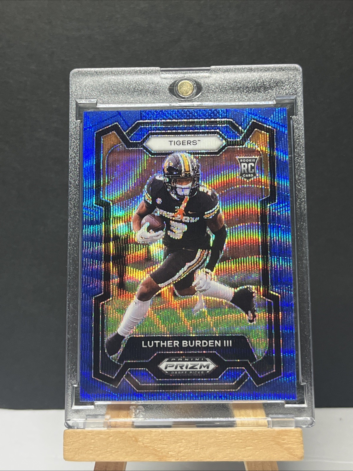 2024 Panini Prizm Draft Picks 198 LUTHER BURDEN III /249 Blue Prizm Wave Bears