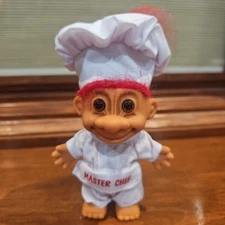 Vintage Russ Troll Master Chef Red Hair New In Original Packaging 