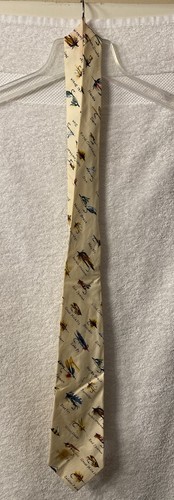 Fly fishing lure tie necktie Vintage Homemade Jitterbug Lure Fly Hook Old