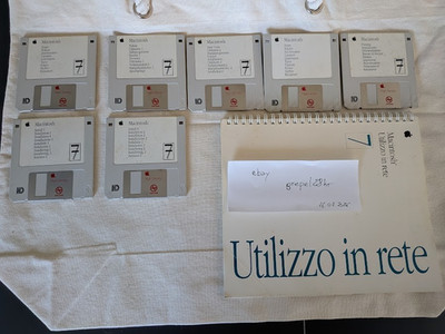 Apple Macintosh - Batch 17 Original Vintage Disketten System 7 und Pre Versionen