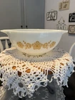 Vintage Pyrex Butterfly Gold & White 443 2.5 Qt Cinderella Nesting Mixing Bowl