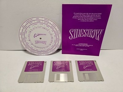 Sideshow w/ Manual & Inserts 3.5'' Commodore Amiga