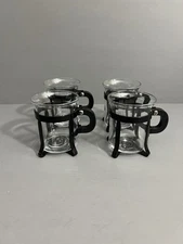 Vintage Bodum Bistro Chambord Java Cups Set of 4 Made In Switzerland