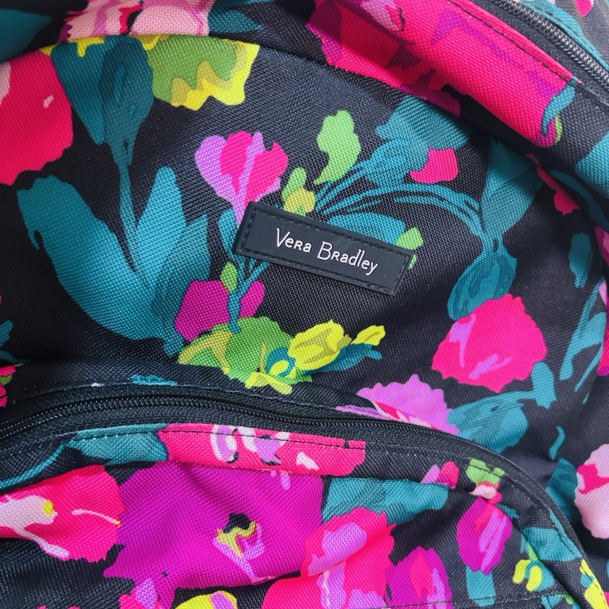 Vera Bradley Hilo Meadow Large College Backpack Purse Work  display picture 2