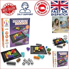 The Genius Square Board Game: Colorful Logic Puzzle for 2 Players & Solo