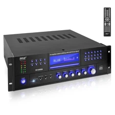 Pyle Bluetooth Home Theater Amplifier Receiver-Multimedia Disc Player, 1000 Watt