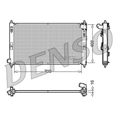 DENSO DRM45023 KÜHLER WASSERKÜHLER MOTORKÜHLER 1330T2 NEU
