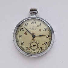 WW2 1939 Kirova 1MChZ Vintage Soviet mechanical pocket watch. CHK-6 PARTS REPAIR