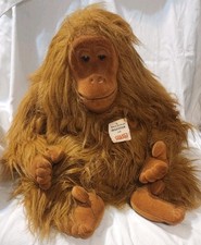 Vintage 1988 Plush Creations Orangutan Stuffed Animal Large 18" Shaggy Monkey