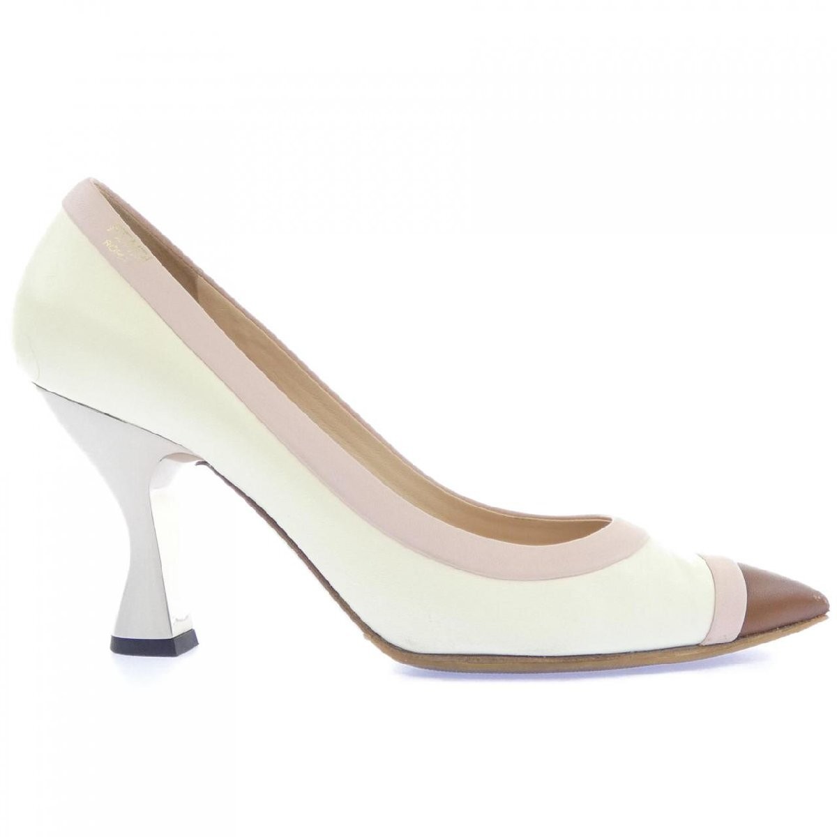 FENDI EU: Women's Size EU37.5 US7.5 Multicolor Leather Pumps Sandal