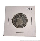 1853 Seated Liberty Collection Quarter Silver Coin 25c