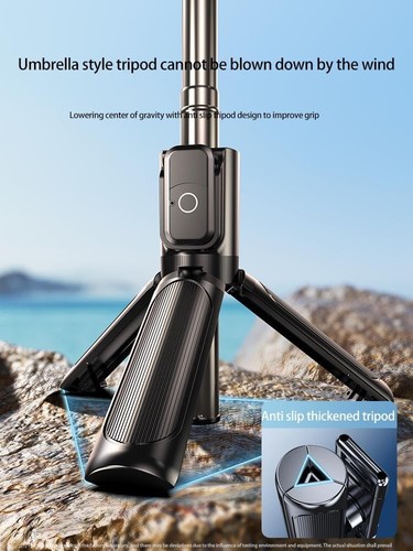 Wireless Remote Control Portable Mobile Phone Selfie Stick Tripod, Aluminum A... - Picture 4 of 7