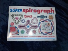 Hasbro Super Spirograph Design Set Drawing 50th Anniversary Edition Gold Wheel