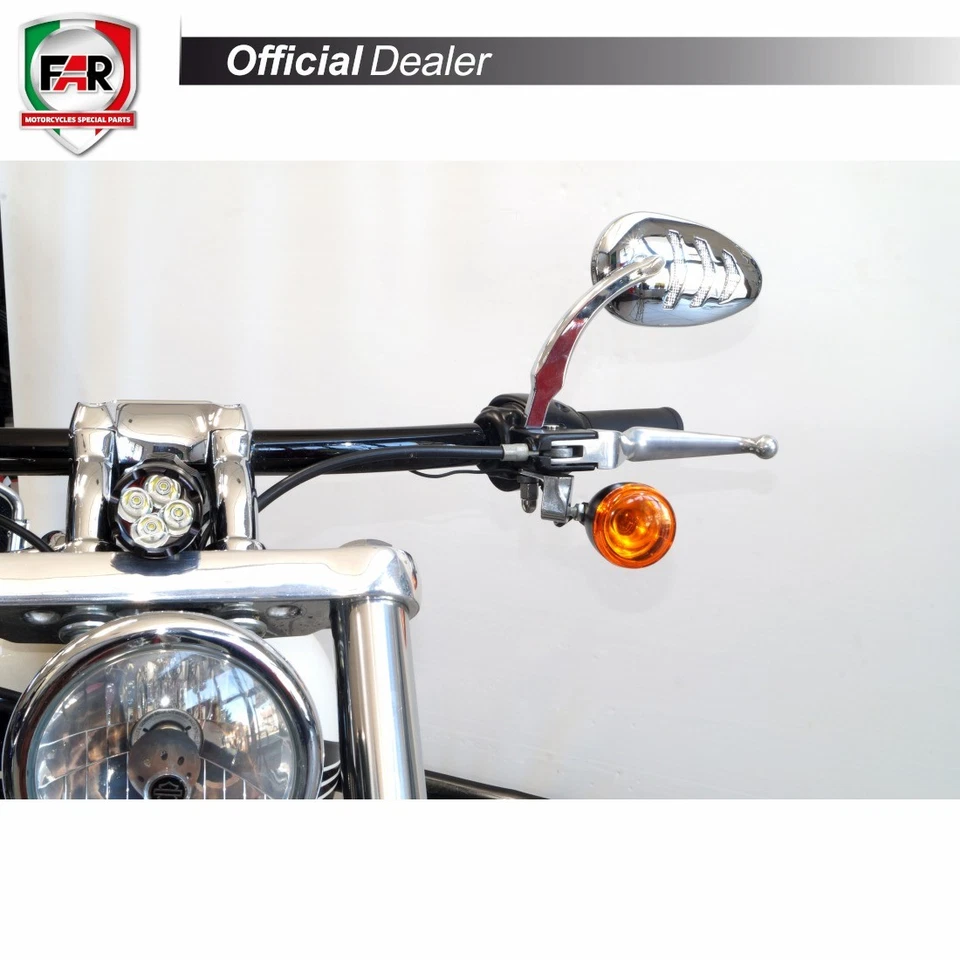 Miroir Far 7671 Gauche Pour Harley 1250 VRSCAW V-Rod 2008-2010 - Photo 2/3