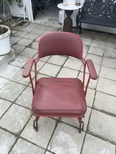 5 Vintage 70’s/80’s Red Stadium/Arena Chairs Clarin Lake Bluff I LL.