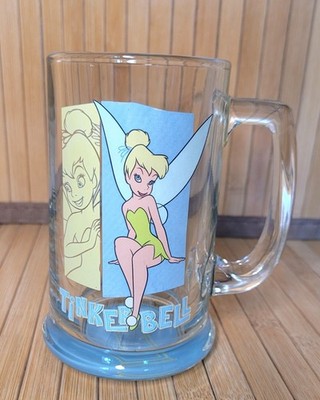 Tinker Bell Mug Disneyland Resort Glass Rootbeer Floats Milkshakes Beverages 