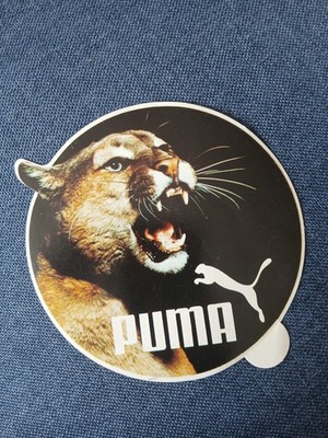 Puma Aufkleber Vintage Werbung