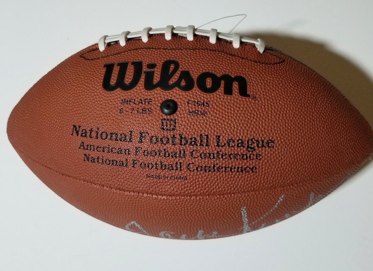 Jack Kemp REAL SIGNED Full Size Wilson NFL Football JSA LOA