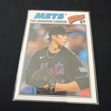 2026 Topps Heritage #137 JONAH TONG RC Rookie Nickname Variation SP - METS