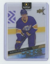 2020-21 Upper Deck Young Guns Exclusives Austin Strand Rookie #722 Los Angeles