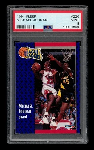 1991-92 Fleer: #220 Michael Jordan PSA 9 MINT