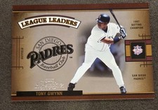 2005 Playoff Prestige League Leaders Single Foil #LLS-10 Tony Gwynn 96/100 