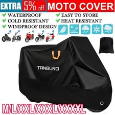L XL XXL XXXL Wasserdicht Motorradgarage Motorrad Abdeckung Abdeckplane Outdoor