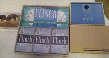 Vintage Flinch Card Game Parker Brothers  4 Decks Playing Cards Lot