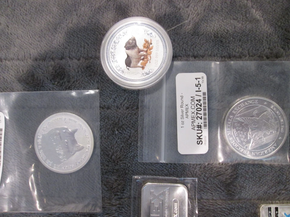 Mixed Lot .999 Silver OVER 12 PIECES AWESOME COLLECTION ALL NICE STUFF  (12 oz) - Image 4 of 4