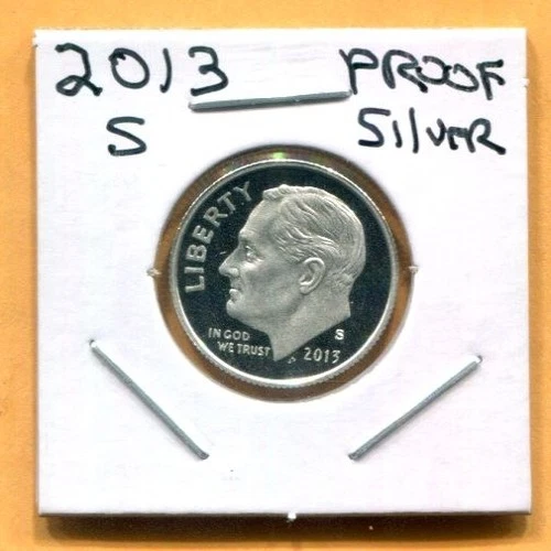 Gem 2013-S Proof Ultra-Cameo Silver Roosevelt Dime - Free Shipping