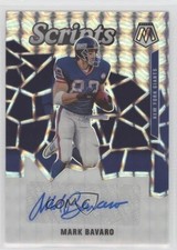 2020 Panini Mosaic Scripts Mark Bavaro #S3 Auto 11r1