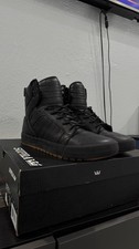 Supra Skytop Black/Black/Fade Black Size 10