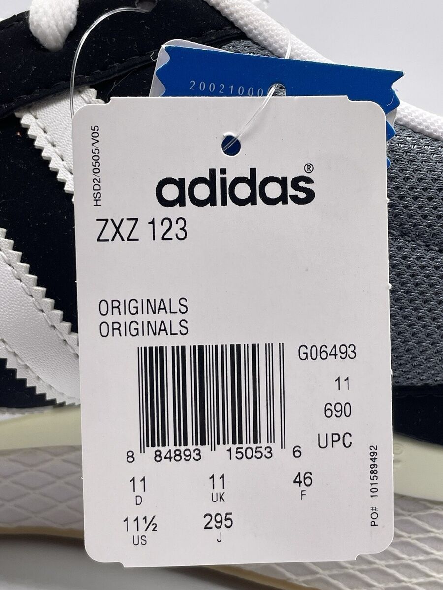 adidas Originals Mens ZXZ 123 2010 Black Lead G06493 Size adidas Originals Mens ZXZ 123 2010 Black Lead G06493 Size