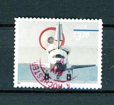 SCOTT 3261 - USED SPACE SHUTTLE PRIORITY MAIL 3.20 STAMP - F / VF CONDITION