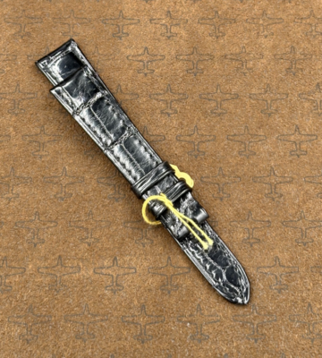 Patek Philippe Geneve Black Leather Strap 15mm/12mm 105/65 | eBay