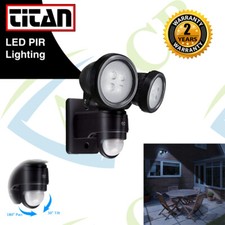 OUTDOOR TWIN SPOT LED FLOODLIGHT Garden Spotlight Security 15W MOTION PIR Sensor
