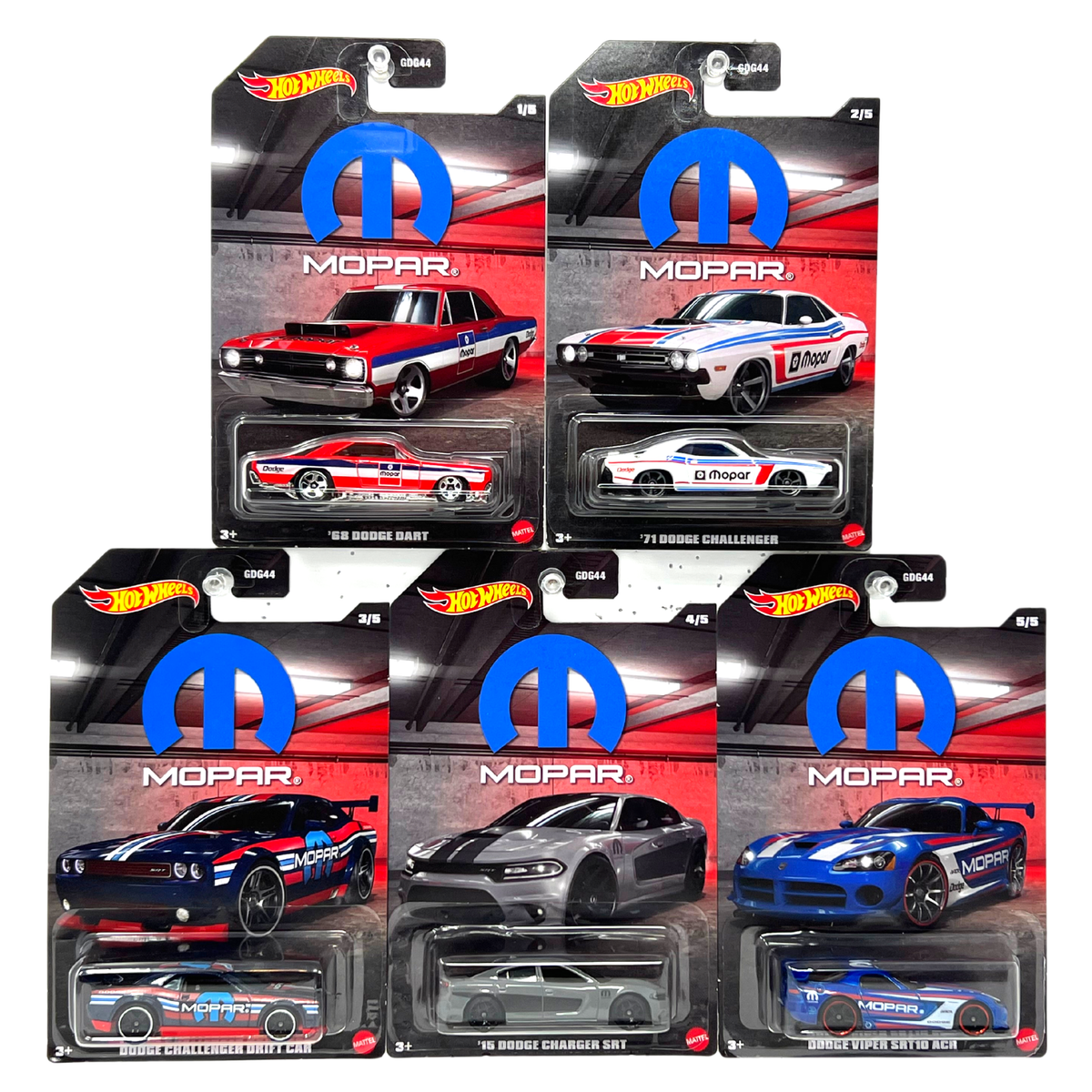 Hot Wheels Mopar 1:64 Diecast Set of 5 Walmart Exclusive | eBay