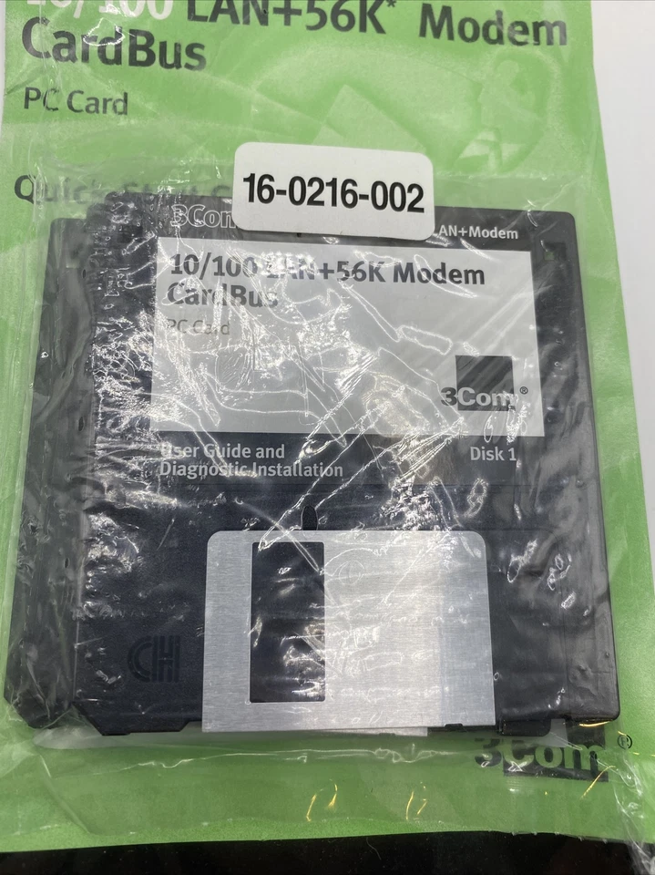 Software for 3Com 10/100 LAN+56K Global Cardbus User Guide, Etc 3.5" discs NEW - Image 2 of 4