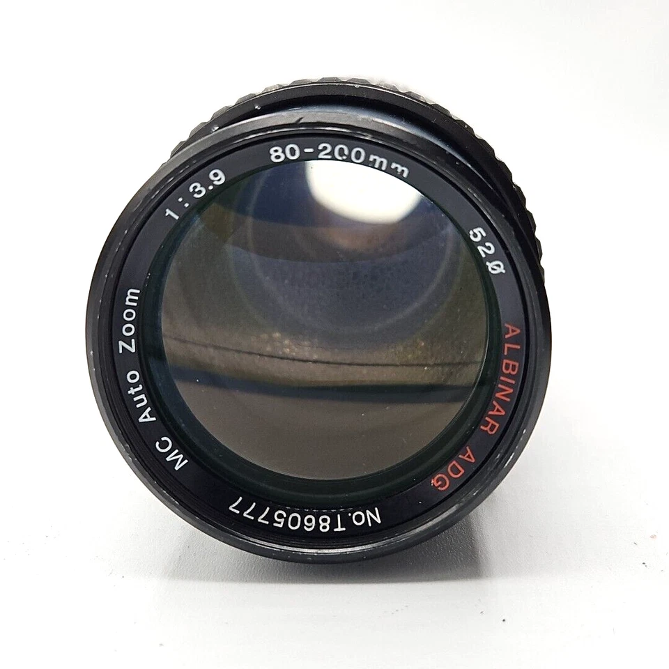 Albinar ADG 80-200mm f/3.9 Telephoto Zoom Lens for Minolta MD Mount SLR Camera - Image 2 of 3
