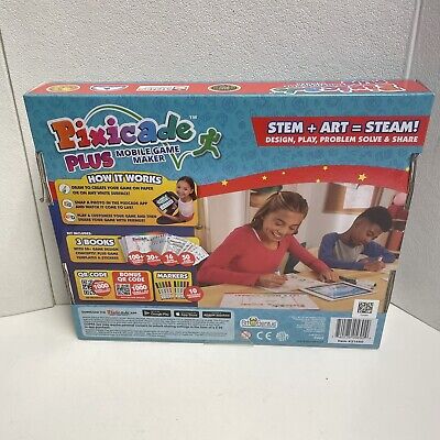 PIXICADE Mobile Game Maker DRAW CREATE & PLAY your own video games STEM NIB  6-12