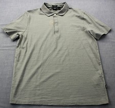 Hugo Boss Pressler 50 Mens Gray Regular Fit Mercerised Cotton SS Polo Shirt XL