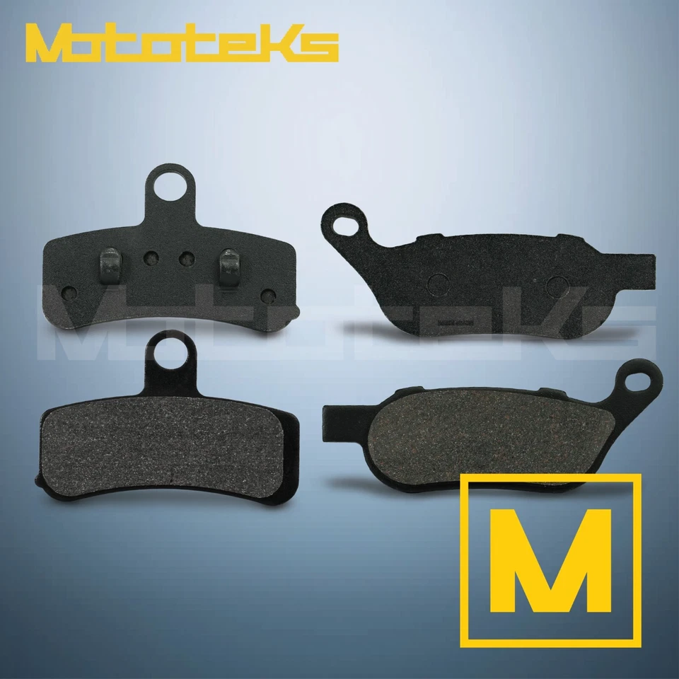 JUEGO PASTILLAS FRENO HARLEY DAVIDSON SEMI SINTERIZADAS METÁLICAS PARA DYNA DELANTERAS Y TRASERAS Foto 4 de 4